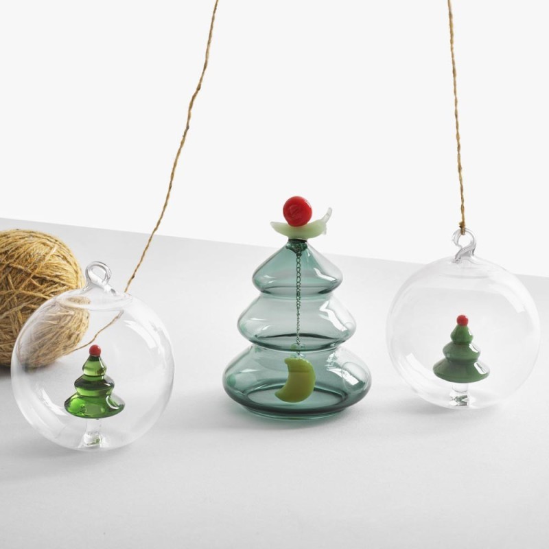 Set 2 Campane Albero di Natale Woodland Tales...