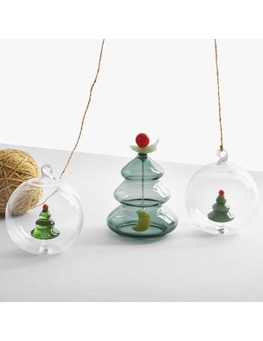 Set 2 Campane Albero di Natale Woodland Tales...
