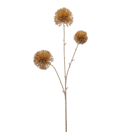 EDG Ramo decorativo oro con foglie alto 65 cm