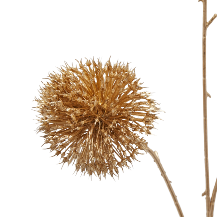 EDG Ramo decorativo oro con foglie alto 65 cm