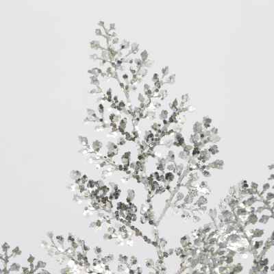 Ramo Decorativo Capelvenere Glitterato Silver EDG Enzo De... 2
