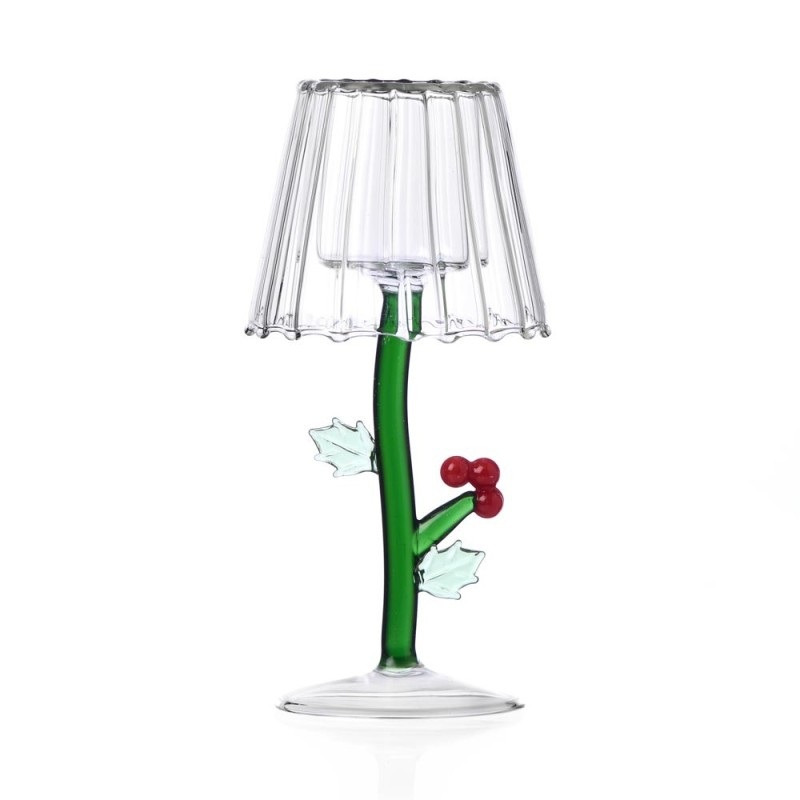Porta Candele Bacche Woodland Tales Ichendorf Milano in Vetro Borosilicato