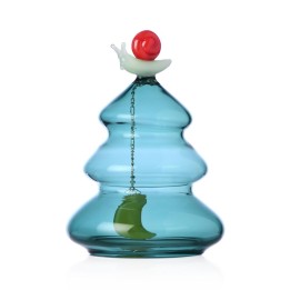 Ichendorf Set di 2 campane Woodland Tales con albero 11,5 cm