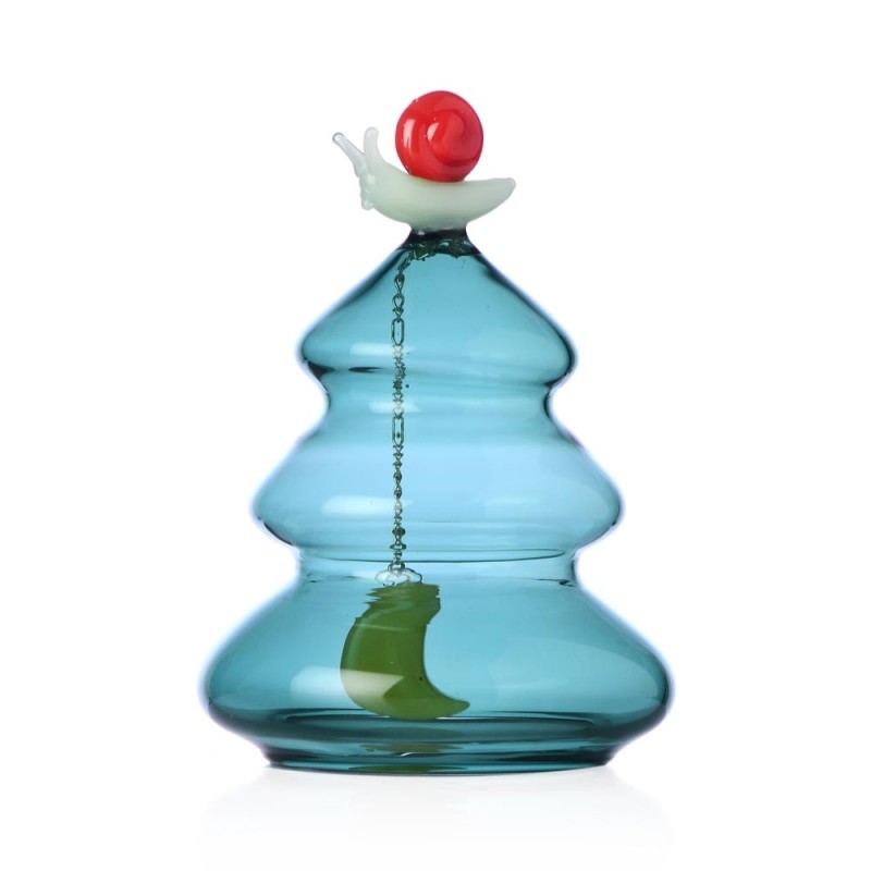 Set 2 Campane Albero di Natale Woodland Tales Ichendorf Milano - d 8 x h 11,5 cm