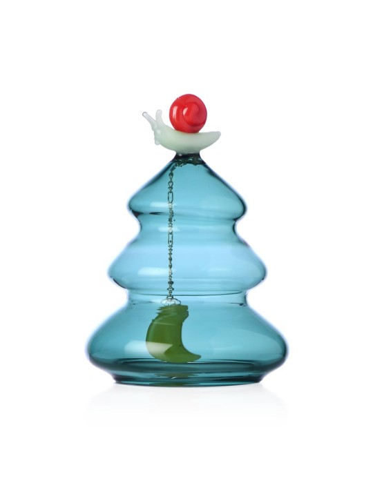 Set 2 Campane Albero di Natale Woodland Tales Ichendorf Milano - d 8 x h 11,5 cm