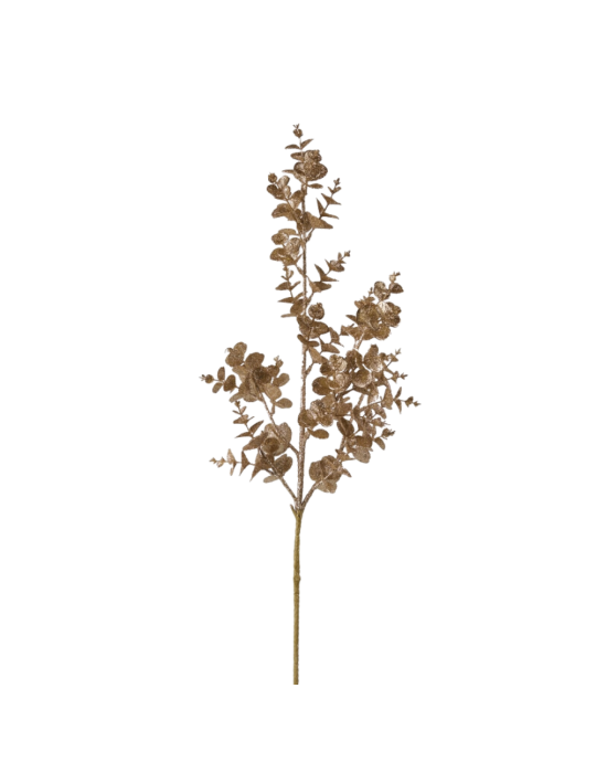 EUCALIPTO GLITTER RAMO H76 GOLD