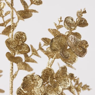 EUCALIPTO GLITTER RAMO H76 GOLD   2