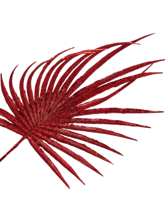 FOGLIA PALMA OLIS GLITT. H68 RED
