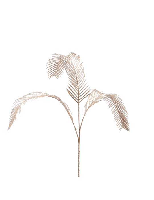 Ramo Decorativo Foglia di Cycas Olis Gold EDG Enzo De Gasperi H 68 cm