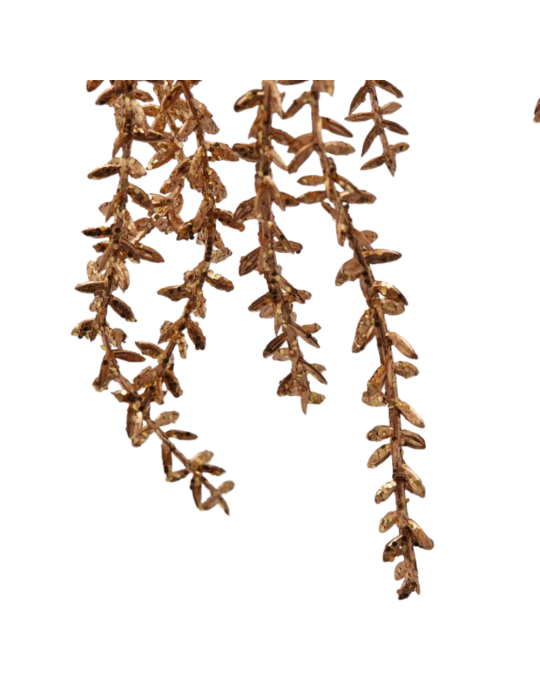 Ramo Cadente Decorativo Olis Glitterato Gold...