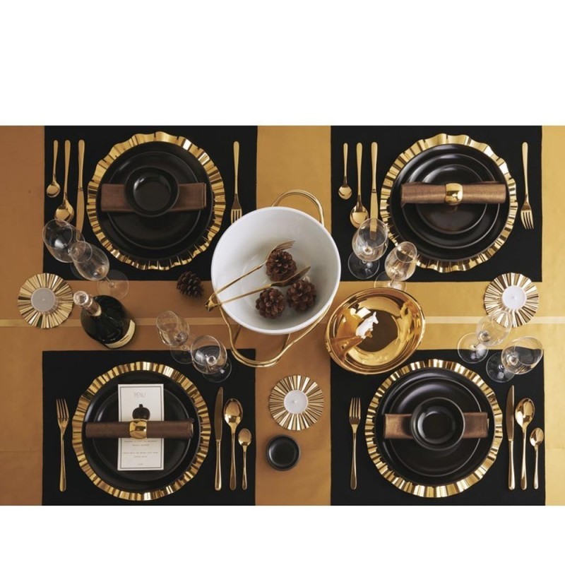 SET 24 POSATE TASTE PVD GOLD