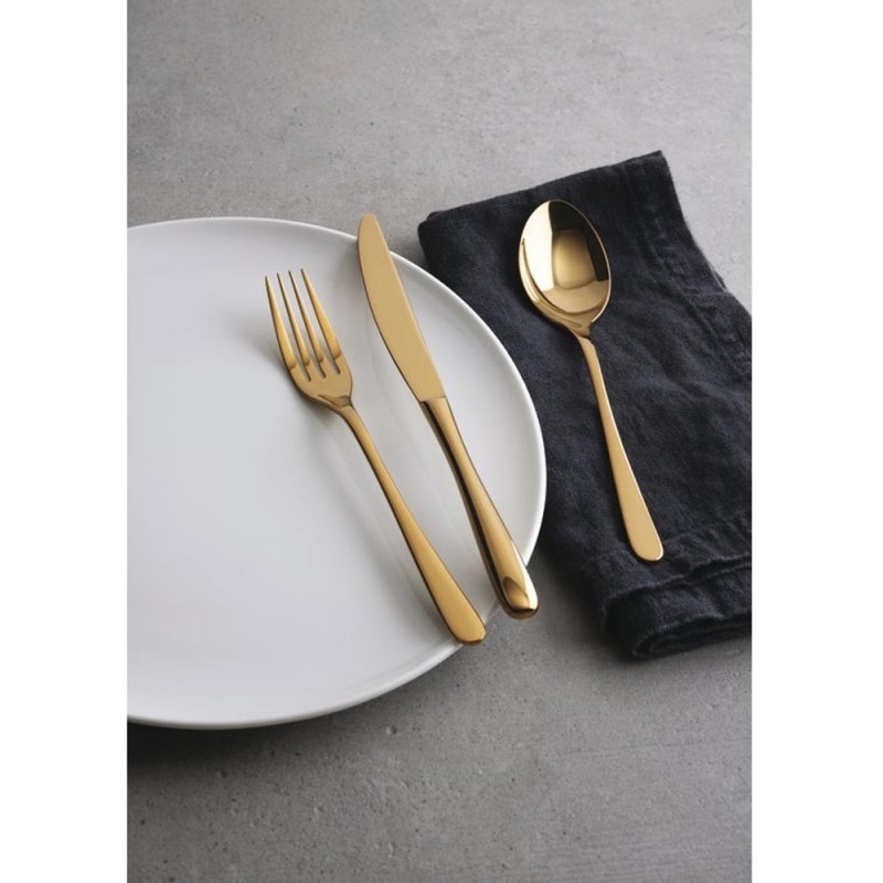 SET 24 POSATE TASTE PVD GOLD