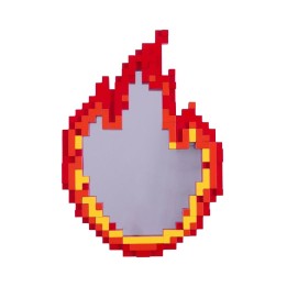 Seletti Pixel Mirror Flame 49,5 × 70,5 cm