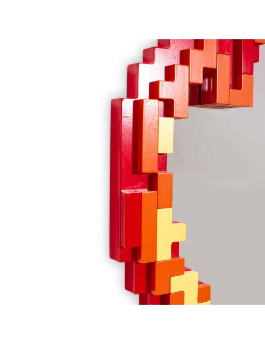 Pixel Mirror – Flame | Specchio Decorativo...