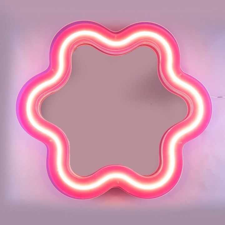 Seletti Supercurve Mirror Flower 118,5 × 108 cm