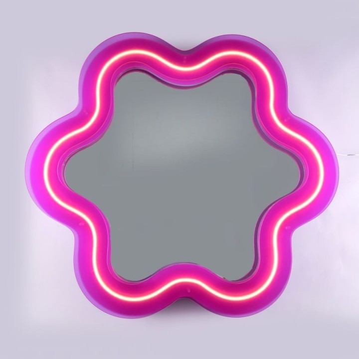 Seletti Supercurve Mirror Flower 118,5 × 108 cm