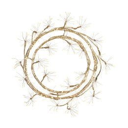 L'Oca Nera Ghirlanda oro con 360 LED Ø 55 cm