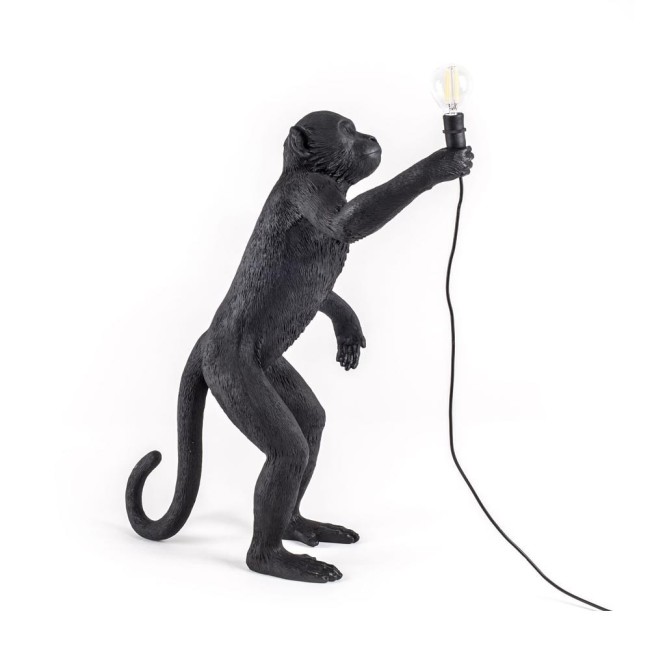 LAMPADA IN RESINA "MONKEY LAMP-OUTDOOR-BLACK" Cm.4