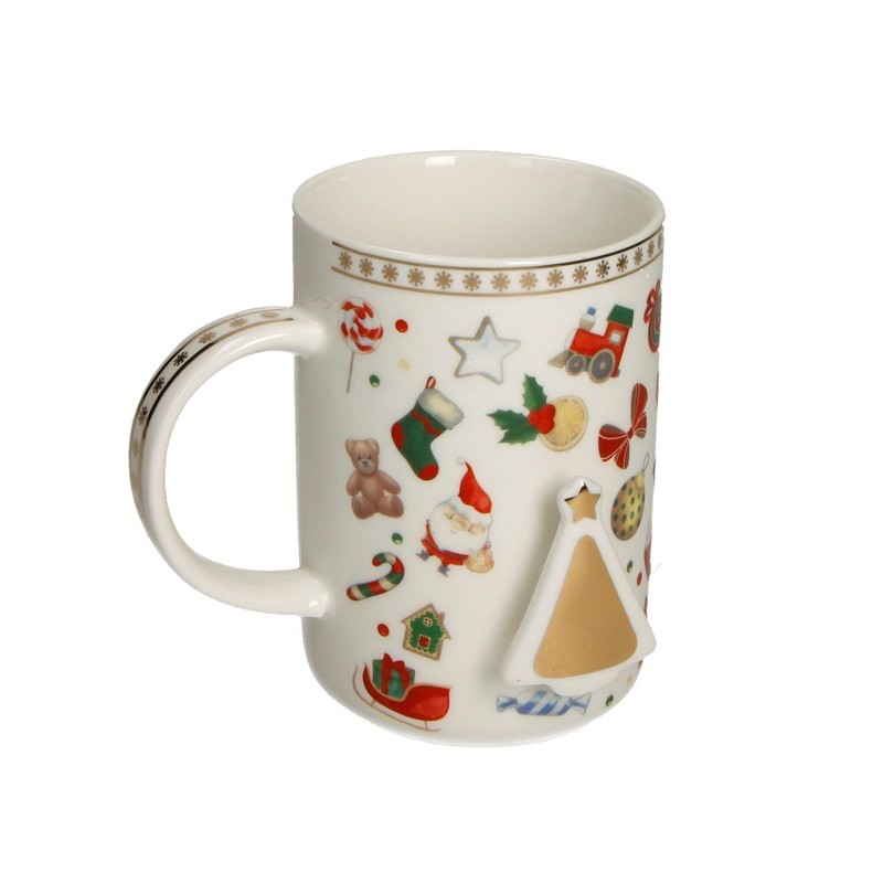 Mug Chicchi e Balocchi Brandani in New Bone China - 400 ml