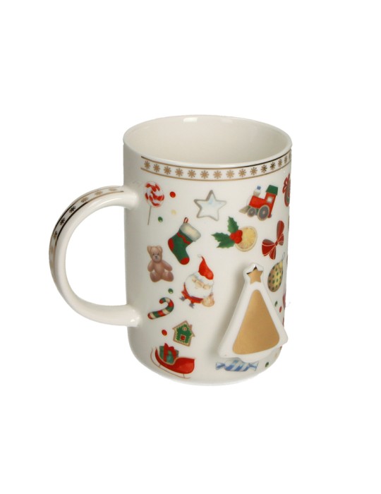 Mug Chicchi e Balocchi Brandani in New Bone China - 400 ml