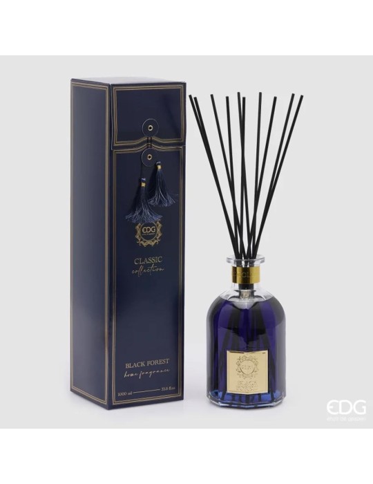 Profumatore d'Ambiente a Bastoncini Bottiglia Joyful "Black Forest" 1000 ml | EDG