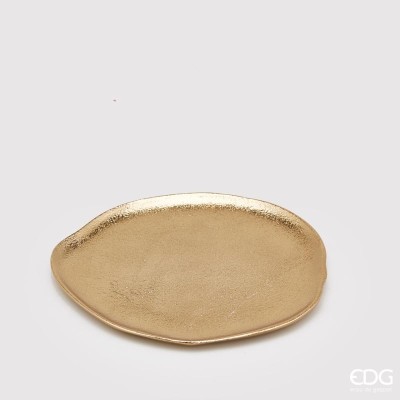 PIATTO ALLUM. IRREGOLARE GOLD  2