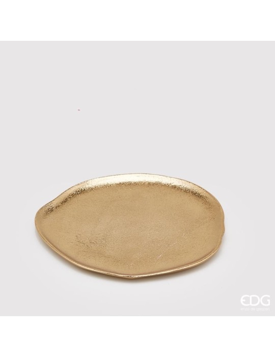 PIATTO ALLUM. IRREGOLARE GOLD