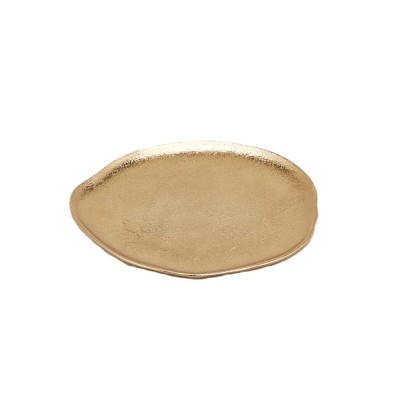 PIATTO ALLUM. IRREGOLARE GOLD