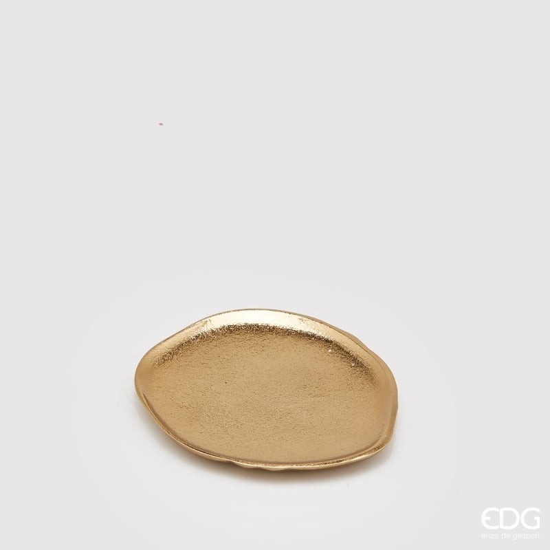 PIATTO ALLUM. IRREGOLARE GOLD