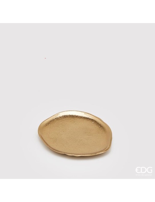 PIATTO ALLUM. IRREGOLARE GOLD