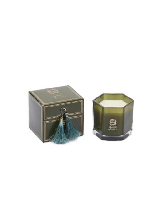 CANDELA CLASSIC CON PROFUMO GREEN UTOPIA
