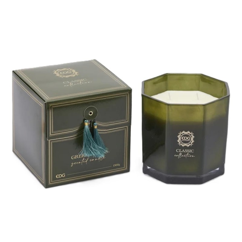 CANDELA CLASSIC CON PROFUMO GREEN UTOPIA