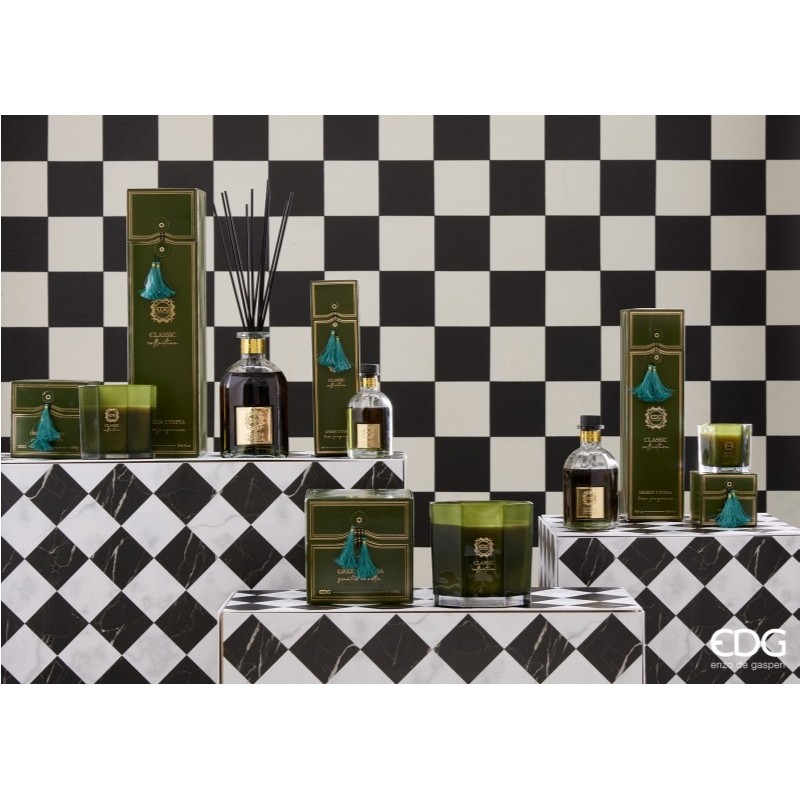CANDELA CLASSIC CON PROFUMO GREEN UTOPIA