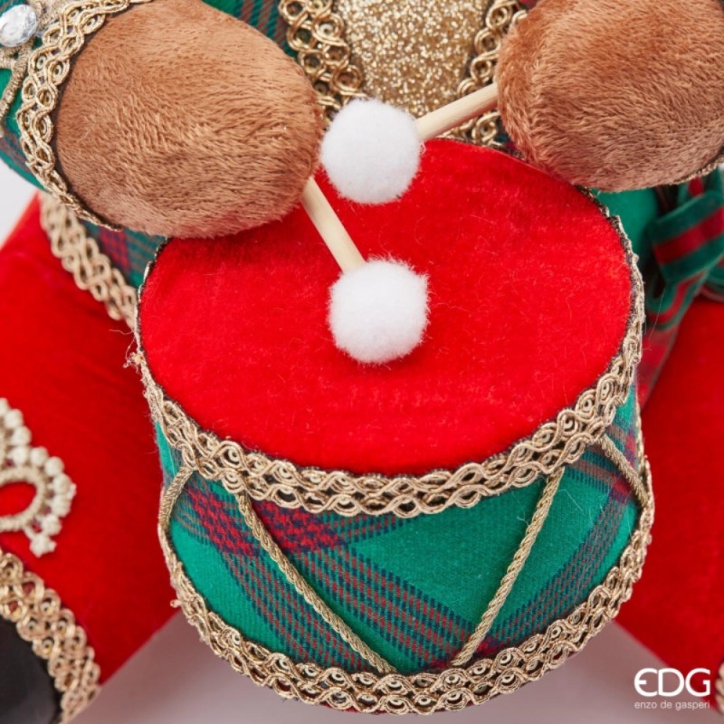 Orso Noel Nutcracker H60 cm - Decorazione...