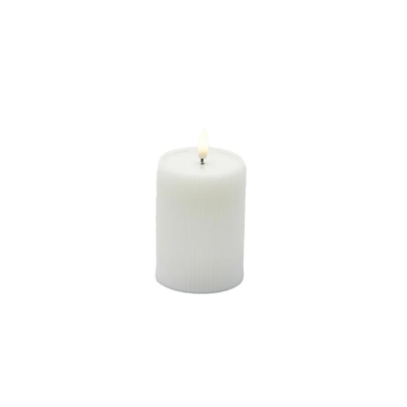 Candela LED Lounge a Cilindro con Miniled Luce Calda Bianca H10 cm | EDG