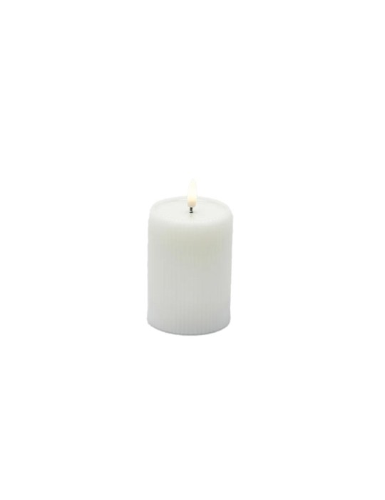 Candela LED Lounge a Cilindro con Miniled Luce Calda Bianca H10 cm | EDG