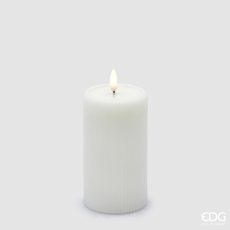 Candela LED Lounge Cilindro MiniLED Bianca EDG...