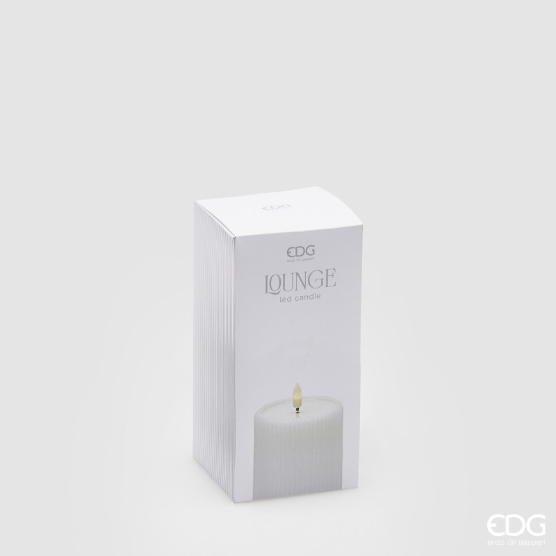 CANDELA LED LOUNGE CILINDRO MINILED BIANCA