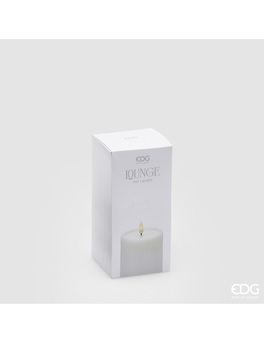 CANDELA LED LOUNGE CILINDRO MINILED BIANCA