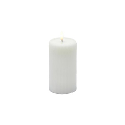 Candela LED Lounge Cilindro MiniLED Bianca EDG - H13 cm