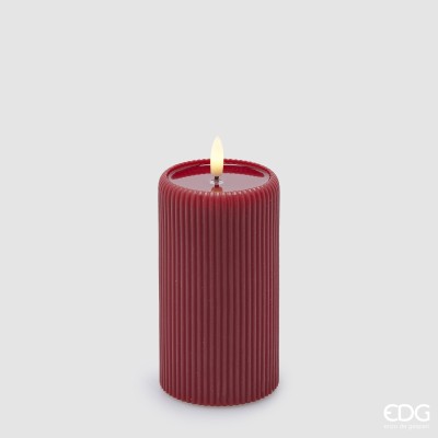 CANDELA LED LOUNGE CILINDRO MINILED ROSSA  2