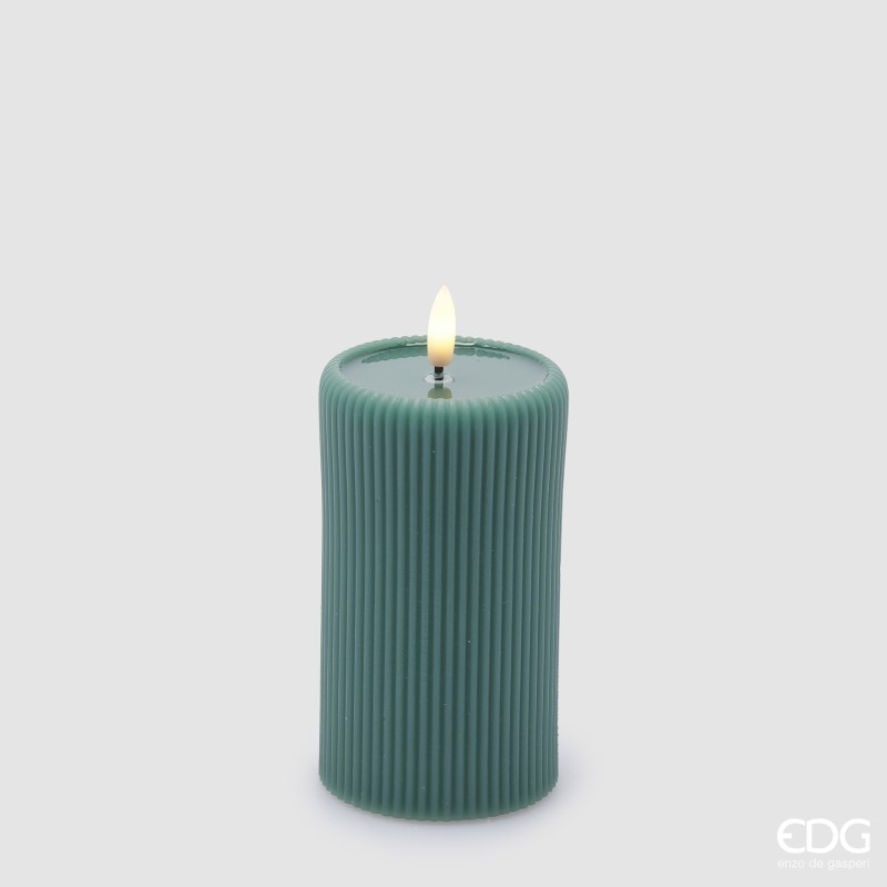 Candela LED Lounge Cilindro MiniLED Verde EDG -...