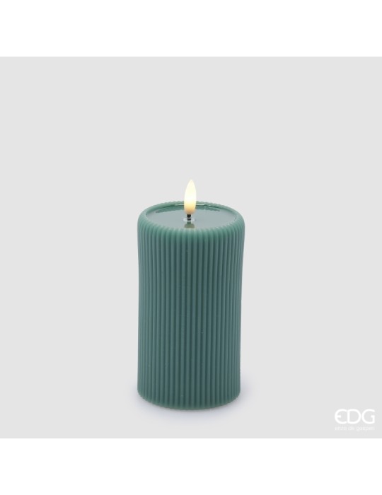 Candela LED Lounge Cilindro MiniLED Verde EDG -...