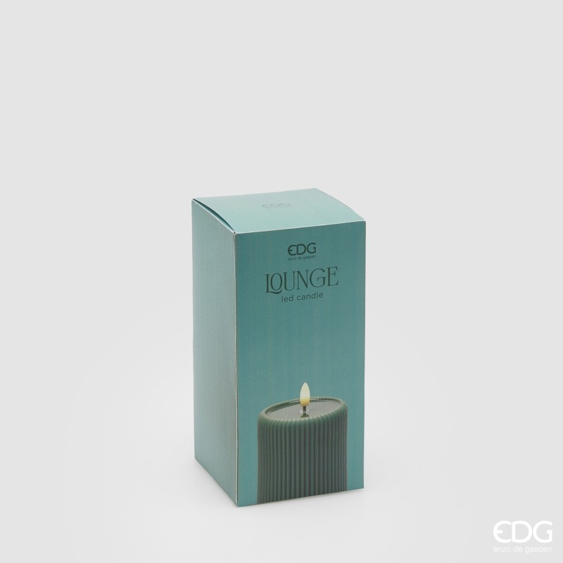 Candela LED Lounge Cilindro MiniLED Verde EDG -...