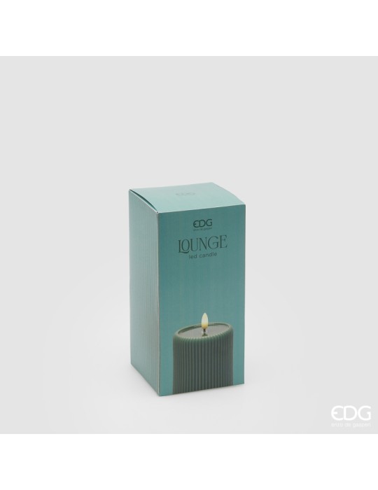 Candela LED Lounge Cilindro MiniLED Verde EDG -...