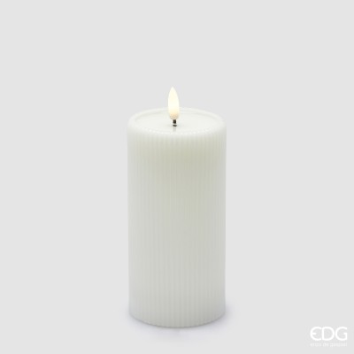 CANDELA LED LOUNGE CILINDRO MINILED BIANCA  2