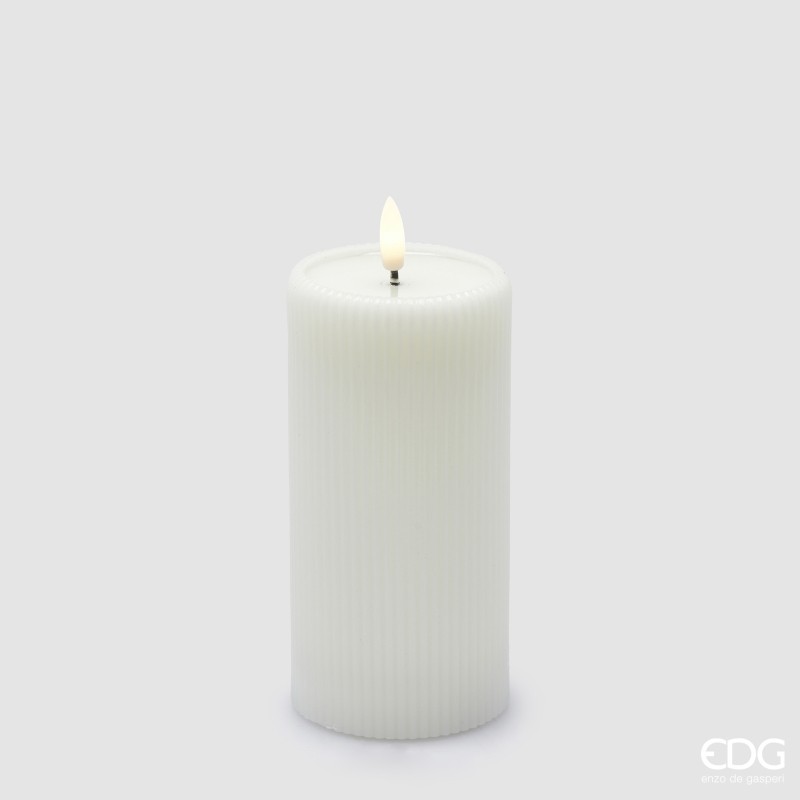 CANDELA LED LOUNGE CILINDRO MINILED BIANCA