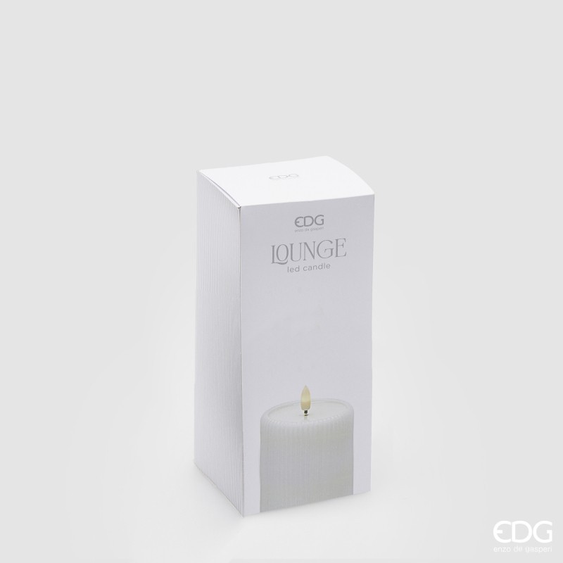 CANDELA LED LOUNGE CILINDRO MINILED BIANCA