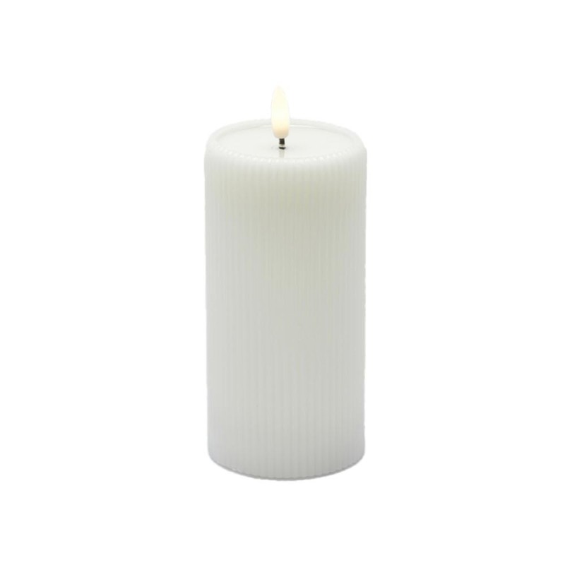 CANDELA LED LOUNGE CILINDRO MINILED BIANCA