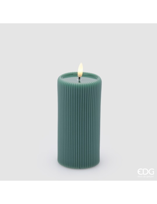CANDELA LED LOUNGE CILINDRO MINILED VERDE